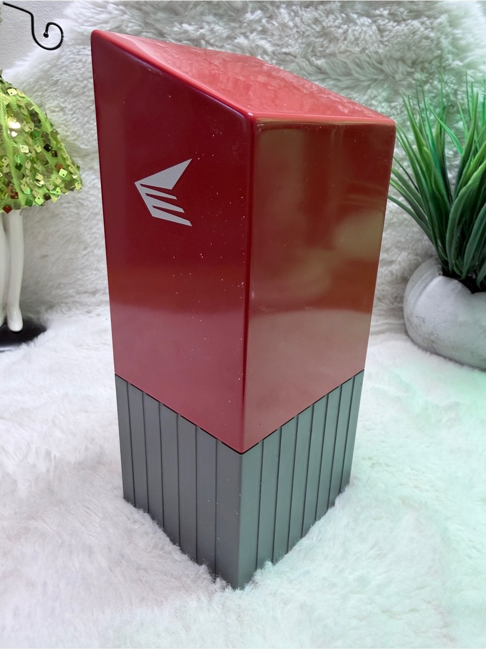 MAIL POSTE Red & Gray Collectible Mailbox 📬 - Picture 3 of 4